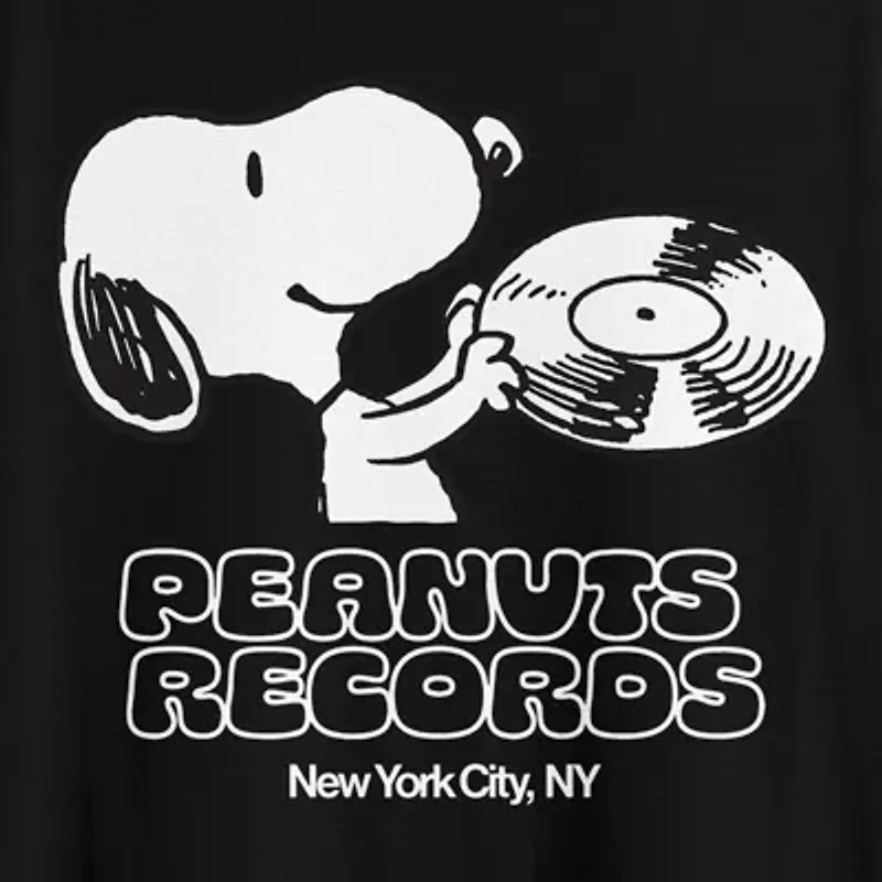 Peanuts Snoopy Mens Crew Neck Short Sleeve Classic Fit Big and Tall Graphic T-Shirt