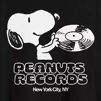 Peanuts Snoopy Mens Crew Neck Short Sleeve Classic Fit Big and Tall Graphic T-Shirt