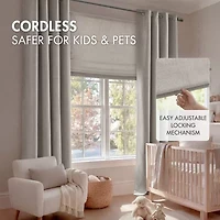 Madison Park Room Darkening Cordless Roman Shade