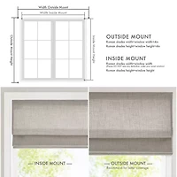 Madison Park Room Darkening Cordless Roman Shade