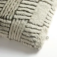 Indigo Road by Egypt Sherrod Sandova Faux Fur Square Throw Pillow