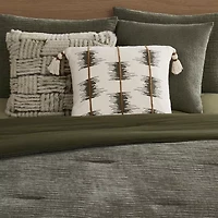 Indigo Road by Egypt Sherrod Sandova Faux Fur Square Throw Pillow