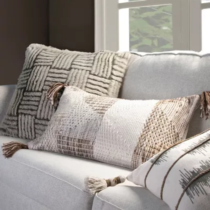 Indigo Road by Egypt Sherrod Sandova Faux Fur Square Throw Pillow