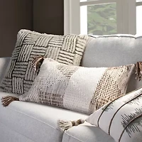 Indigo Road by Egypt Sherrod Sandova Faux Fur Square Throw Pillow