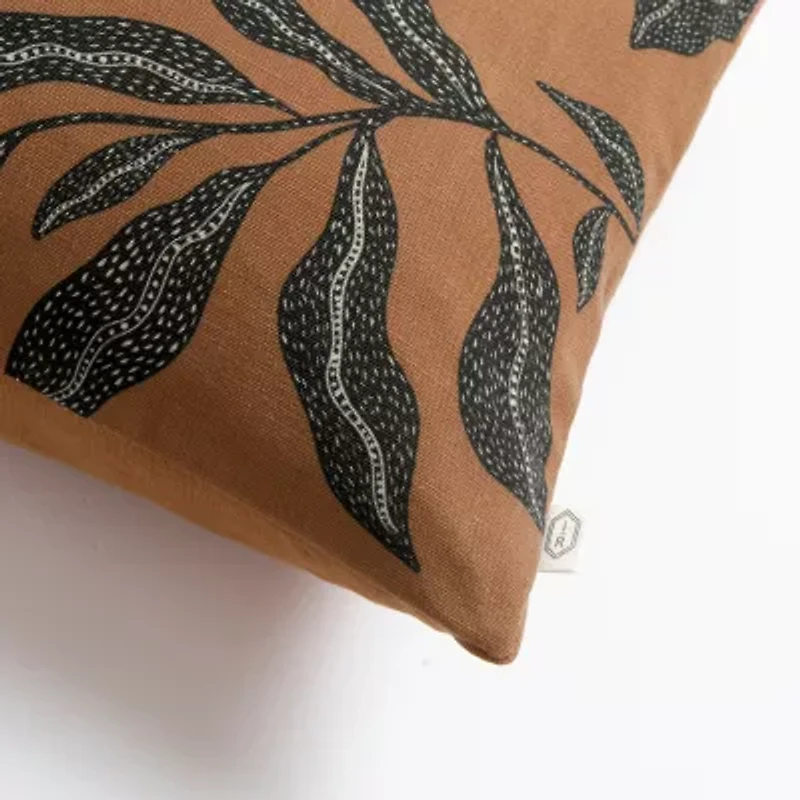 Indigo Road by Egypt Sherrod Kampala Foliage Oblong Throw Pillow