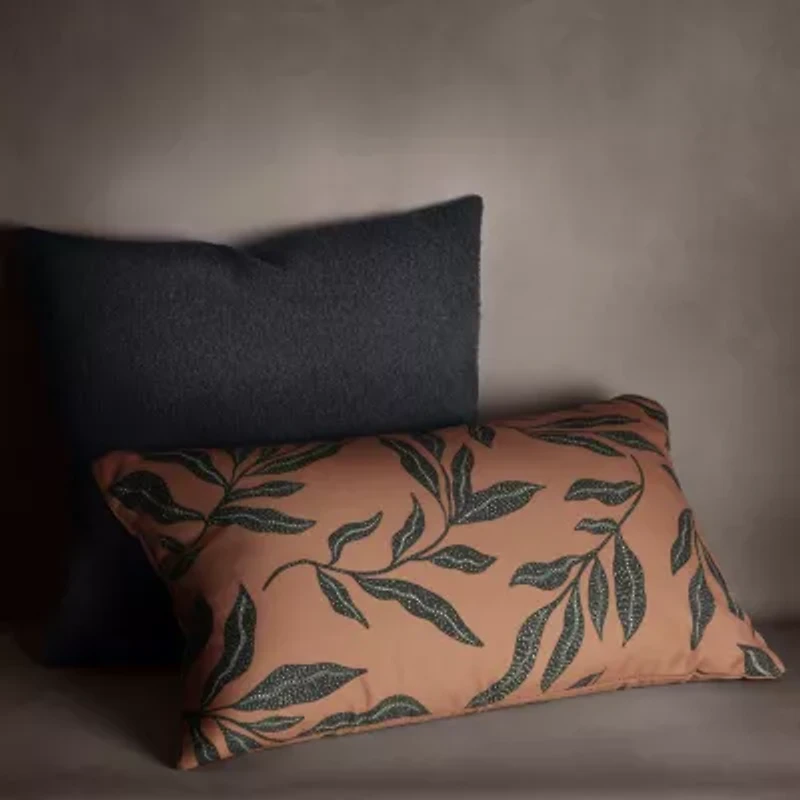 Indigo Road by Egypt Sherrod Kampala Foliage Oblong Throw Pillow