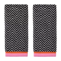 Saturday Knight Herringbone 2-pc. Hand Towel