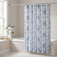 Madison Park Essentials Adele Floral Ruffle Shower Curtain