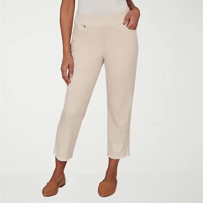 Alfred Dunner Camden Market Womens Straight Mid Rise Pull-On Pant