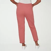 Alfred Dunner Camden Market Womens Straight Mid Rise Pull-On Pant
