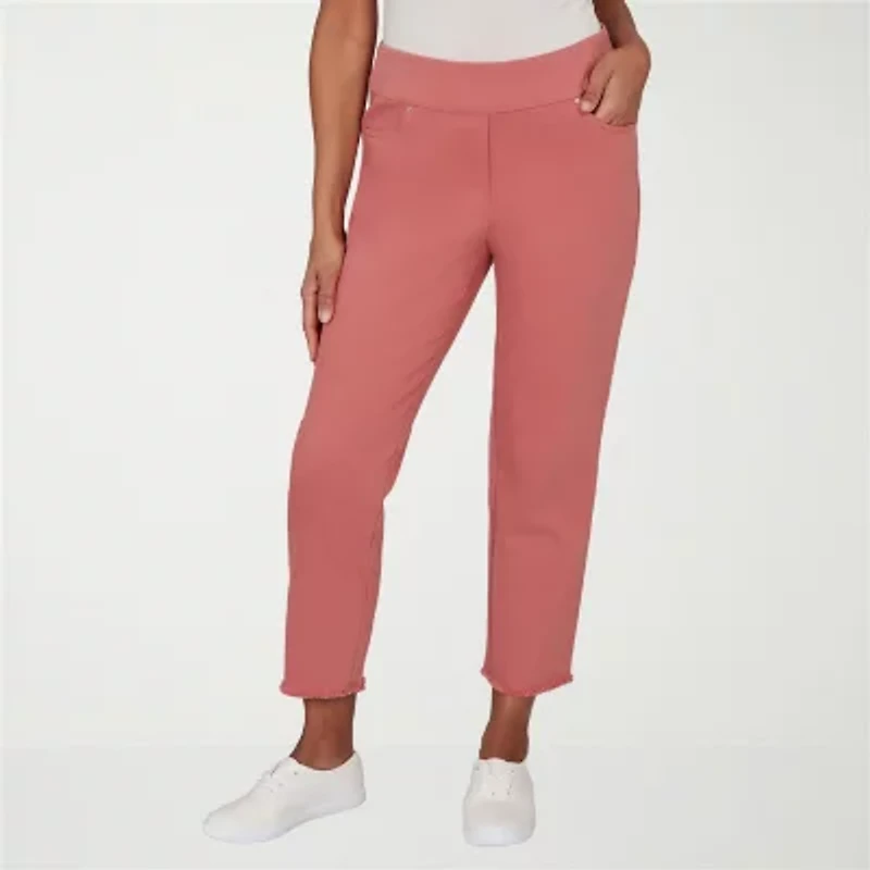 Alfred Dunner Camden Market Womens Straight Mid Rise Pull-On Pant