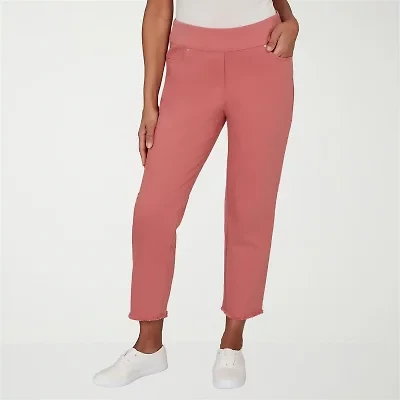 Alfred Dunner Camden Market Womens Straight Mid Rise Pull-On Pant