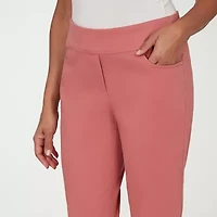 Alfred Dunner Camden Market Womens Straight Mid Rise Pull-On Pant