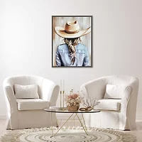 Streamline Art Western Reverie Hand Embellished Canvas Art