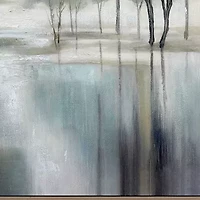 Streamline Art Misty Grove Ii Hand Embellished Canvas Art