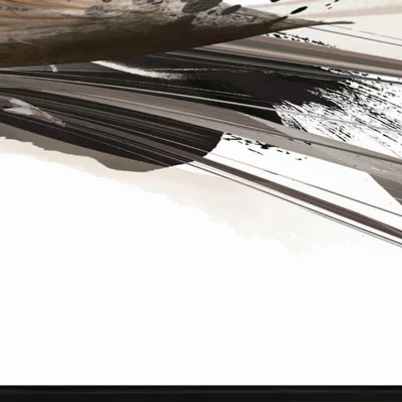 Streamline Art Melting Light Hand Embellished Canvas Art