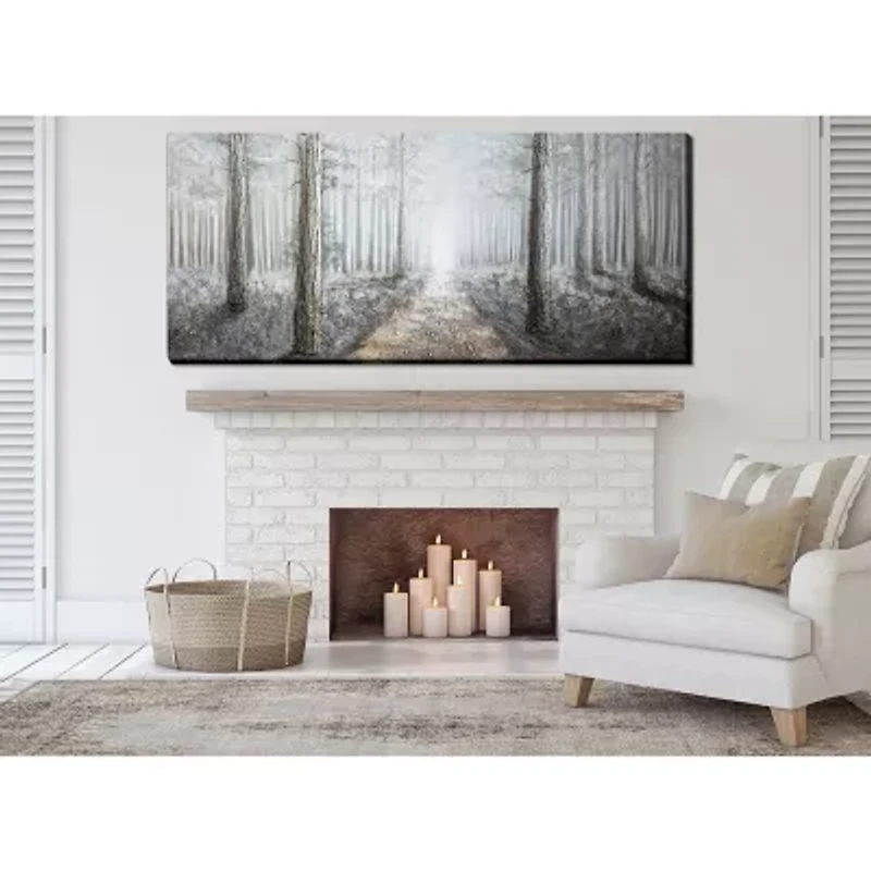 Streamline Art Misty Woods 3d Oil Painting Canvas Art