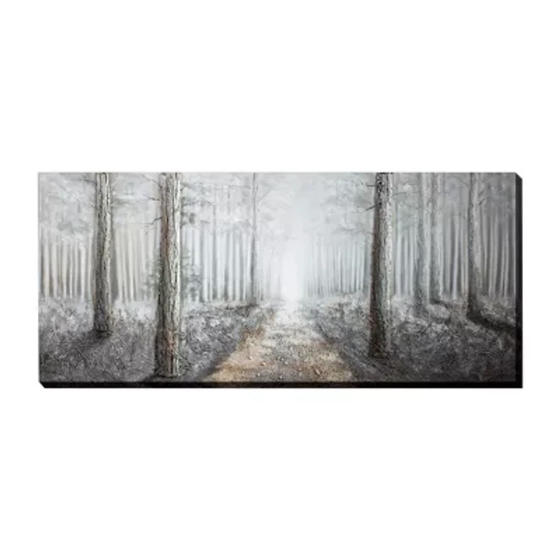 Streamline Art Misty Woods 3d Oil Painting Canvas Art