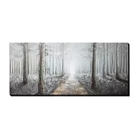 Streamline Art Misty Woods 3d Oil Painting Canvas Art