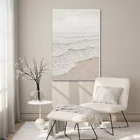 Streamline Art Textured Sands Textured Oil Painting Canvas Art