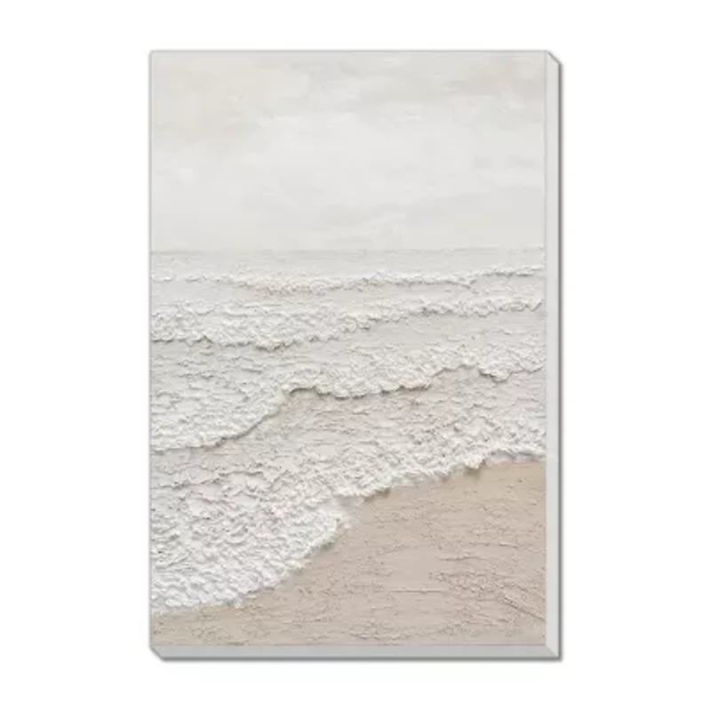 Streamline Art Textured Sands Textured Oil Painting Canvas Art
