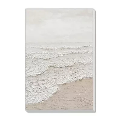 Streamline Art Textured Sands Textured Oil Painting Canvas Art