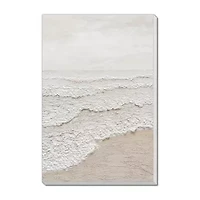 Streamline Art Textured Sands Textured Oil Painting Canvas Art
