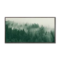 Streamline Art Emerald Forest Hand Embellished Canvas Art