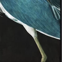 Streamline Art Majestic Blue Heron I Hand Embellished Canvas Art