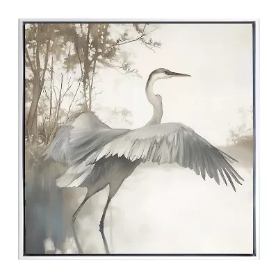 Streamline Art Feathers On Water I Hand Embellished Canvas Art