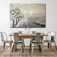 Streamline Art Road To Sunrise 3d Oil Painting Canvas Art