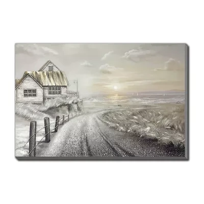 Streamline Art Road To Sunrise 3d Oil Painting Canvas Art