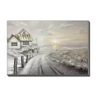 Streamline Art Road To Sunrise 3d Oil Painting Canvas Art