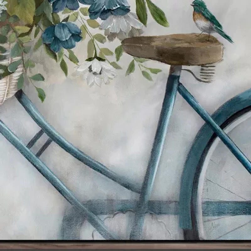 Streamline Art Beautiful Ride Hand Embellished Canvas Art