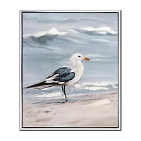 Streamline Art Shoreline Friends I Hand Embellished Canvas Art