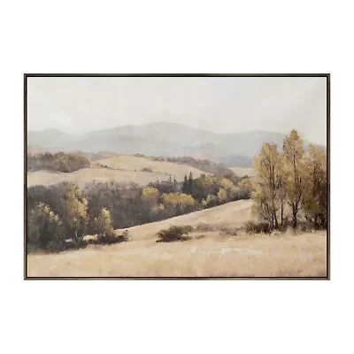 Streamline Art Golden Valley Hand Embellished Canvas Art