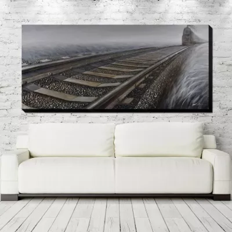 Streamline Art Around The Bend 3d Oil Painting Canvas Art