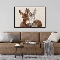 Streamline Art Jack And Diane Hand Embellished Canvas Art