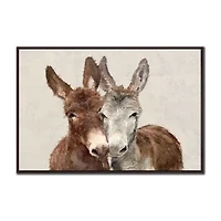 Streamline Art Jack And Diane Hand Embellished Canvas Art