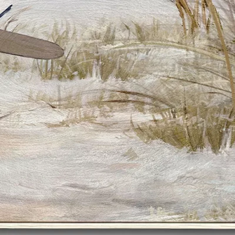 Streamline Art Morning Paddle Hand Embellished Canvas Art