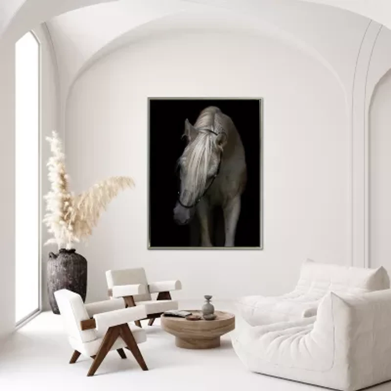 Streamline Art Mystical Horse Printed Framed Canvas Art