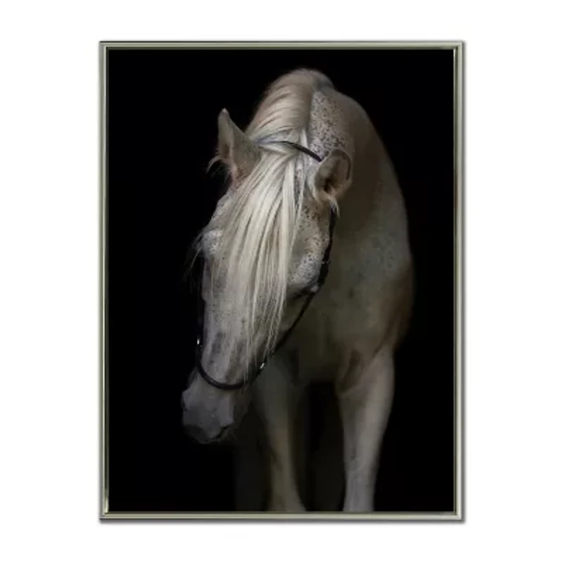 Streamline Art Mystical Horse Printed Framed Canvas Art
