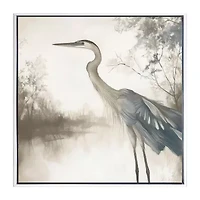 Streamline Art Feathers On Water Ii Hand Embellished Canvas Art