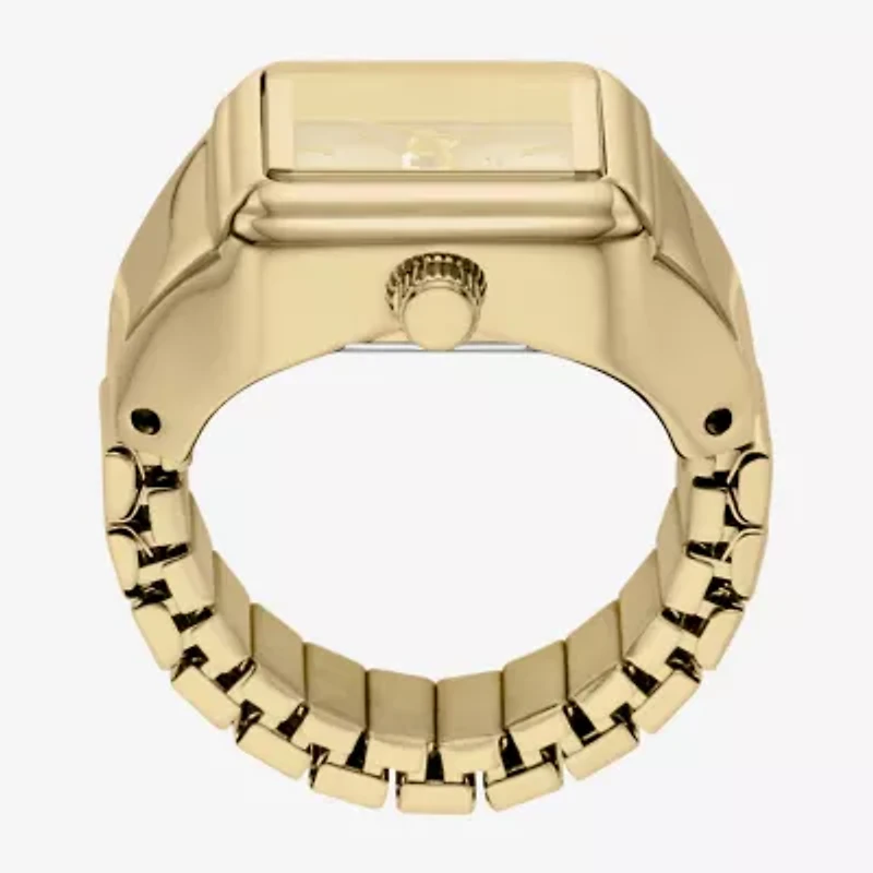 Relic By Fossil Relic By Fossil Women'S Gold Tone Ring Watch Zr44200 Mens Gold Tone Stainless Steel Bracelet Watch Zr44200