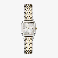 Relic By Fossil Womens Two Tone Bracelet Watch Zr34676