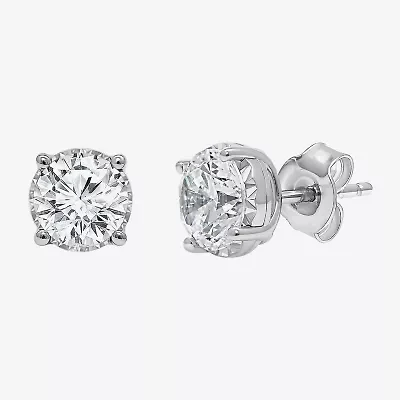 ( I/SI2 ) 2 CT. T.W. Lab-Grown Diamond Sterling Silver or 14K Gold over Round Stud Earrings