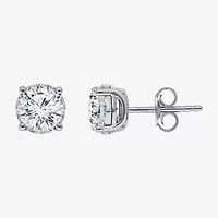 ( I/SI2 ) 2 CT. T.W. Lab-Grown Diamond Sterling Silver or 14K Gold over Round Stud Earrings