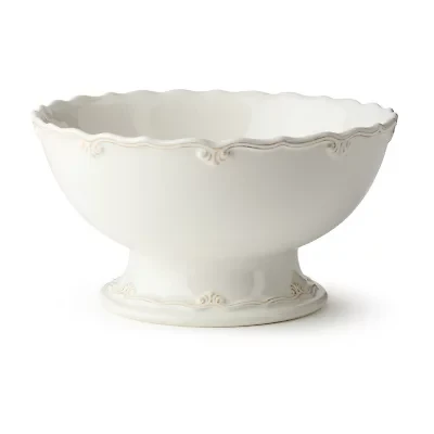 Certified International Heritage Footed Stoneware Serving Bowl