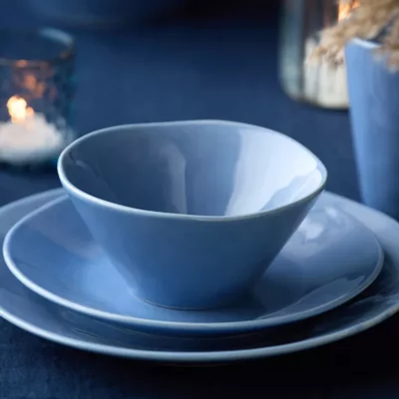 Certified International Cloudy Sky 4-pc. Stoneware Ice Cream Bowl