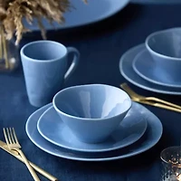Certified International Cloudy Sky 4-pc. Stoneware Ice Cream Bowl